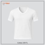 فانيلة نصف كم ياقة 7قطن ١٠٠٪