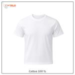 Under-shirt cotton 100% round neck short slevs-for men(whit color)