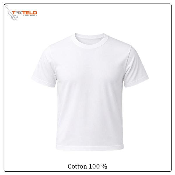 Under-shirt cotton 100% round neck short slevs-for men(whit color)